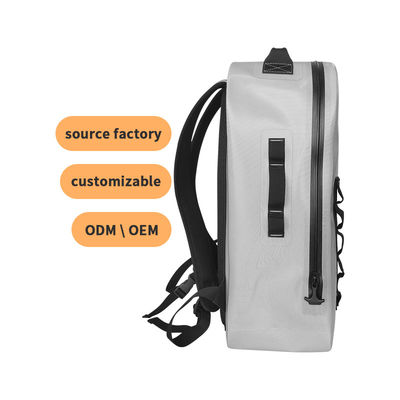 Ba lô chống nước TPU tùy chỉnh 25l Màu xám nhạt cho ngoài trời