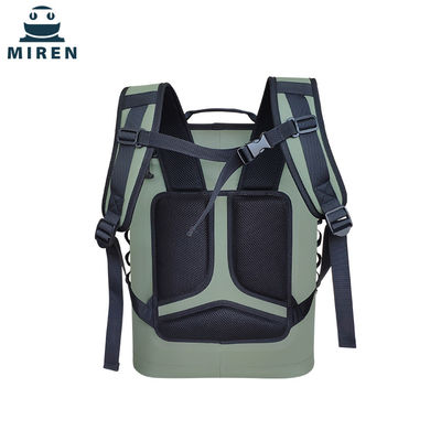 Ba lô làm mát chống rò rỉ Hypalon màu xanh lá cây 25L cho dã ngoại cắm trại