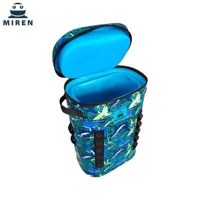 Hoa văn ngụy trang Túi làm mát dã ngoại mềm Chất liệu TPU Công suất 29 lon cho cắm trại