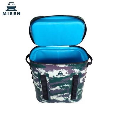 Túi làm mát dã ngoại mềm đa chức năng, Máy làm mát ba lô cách nhiệt Camo để câu cá