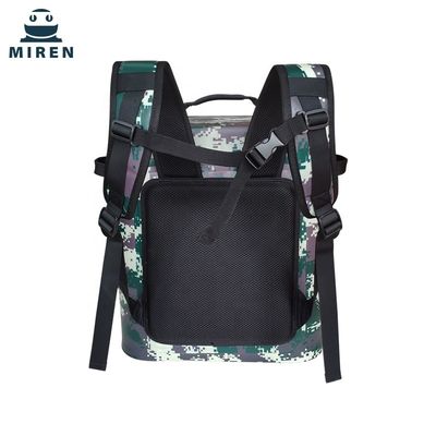 Túi làm mát dã ngoại mềm đa chức năng, Máy làm mát ba lô cách nhiệt Camo để câu cá