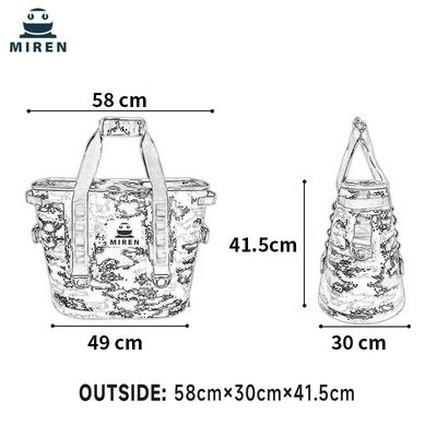 Túi làm mát có thể tái sử dụng trong tủ lạnh Dung tích 30L Túi xách Loại ODM