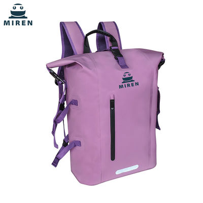 Chất liệu PVC 500D Túi khô chống nước Ba lô Màu tím Dung tích 30L