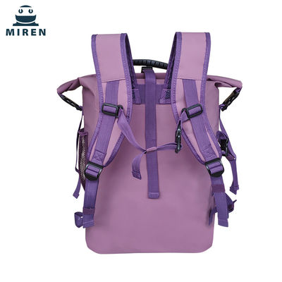 Chất liệu PVC 500D Túi khô chống nước Ba lô Màu tím Dung tích 30L