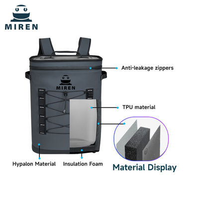 36 Capacity Soft Cooler Backpack Waterproof Insulated Backpack Cooler with Leak Proof Seams 36 Capacity Soft Cooler Backpack Waterproof Insulated Backpack Cooler với các đường may chống rò rỉ
