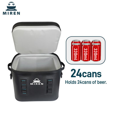 Chất lượng cao tùy biến cách nhiệt và chống rò rỉ 24 hộp túi lạnh mềm màu đen