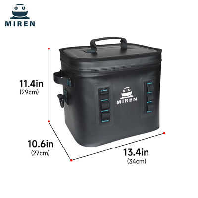 Chất lượng cao tùy biến cách nhiệt và chống rò rỉ 24 hộp túi lạnh mềm màu đen
