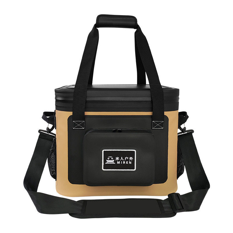 Thùng làm mát 20L có thể tùy chỉnh trong Khaki TPU cách nhiệt và chống rò rỉ chứa tới 30 lon bia hoặc đồ uống